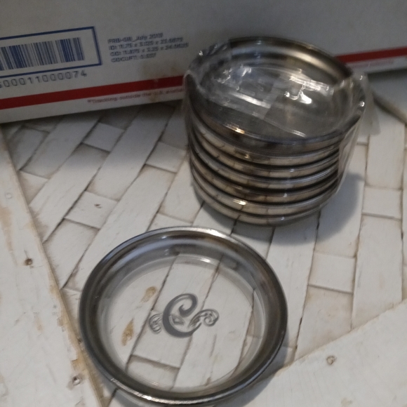 🏺🍷8 VINTAGE MONOGRAM COASTER🍹🎉 - Picture 5 of 10